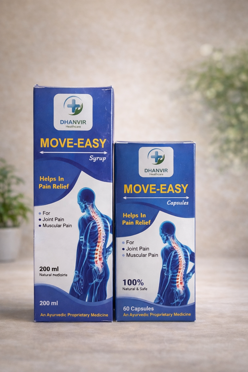 MOVE-EASY Combo Pack (Capsules + Syrup)
