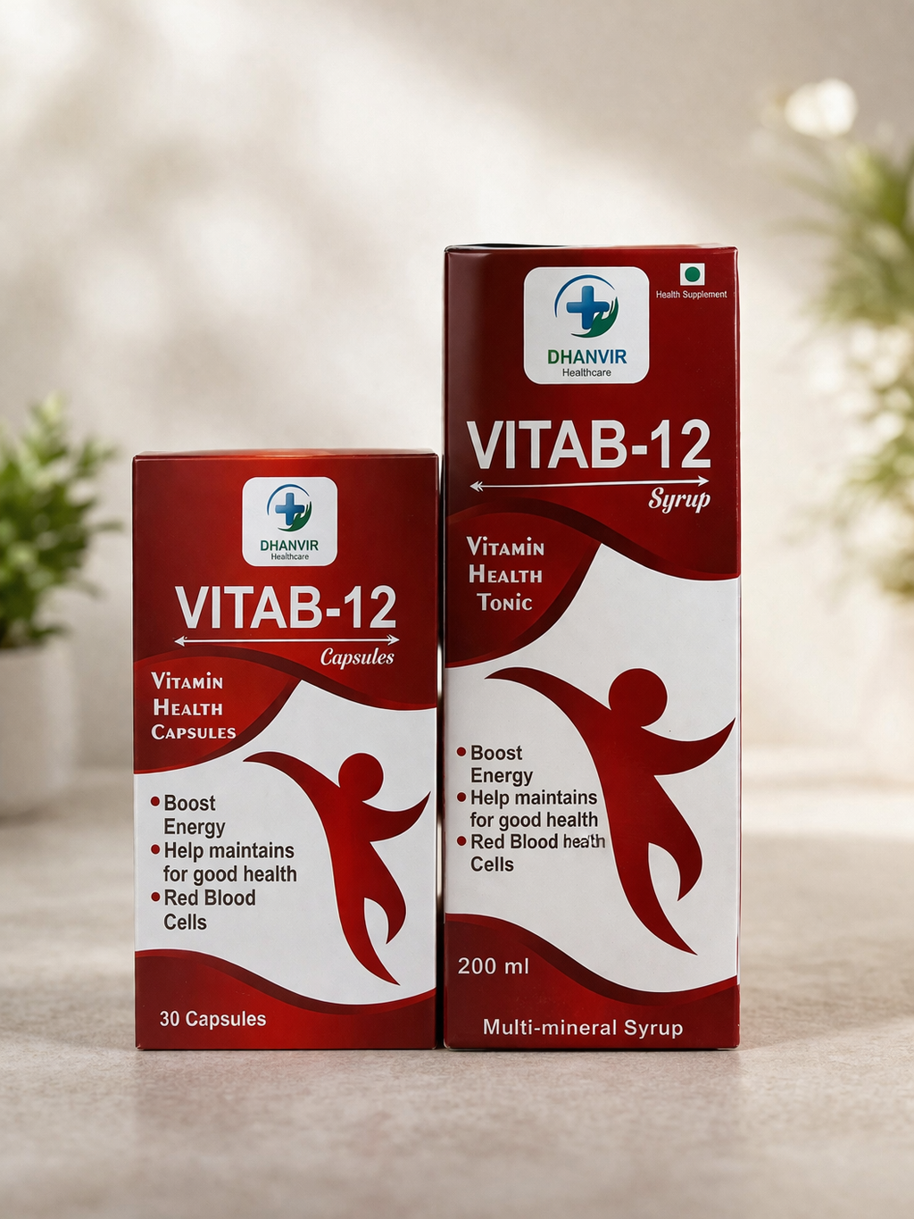 VITAB-12 Combo Pack (Capsules + Syrup)