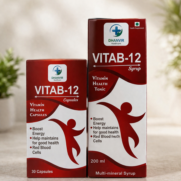 VITAB-12 Combo Pack (Capsules + Syrup)