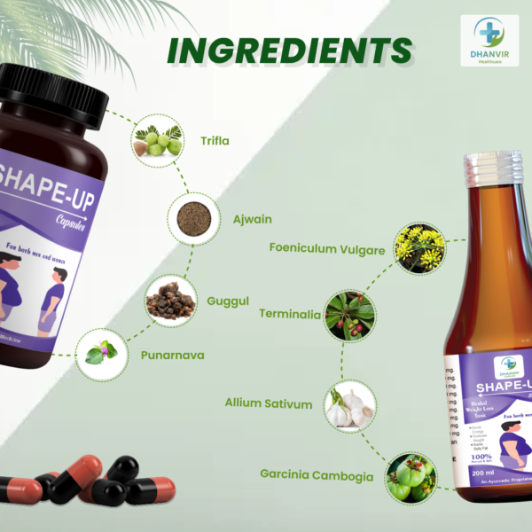 SHAPE-UP Combo Pack (Capsules + Syrup) - Image 7