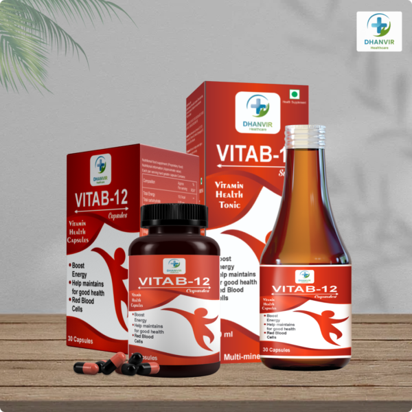 VITAB-12 Combo Pack (Capsules + Syrup)